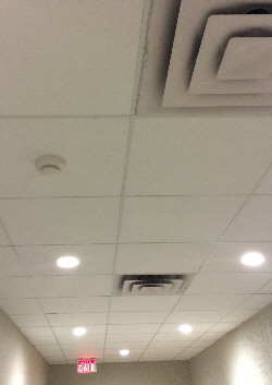 Incorrect Smoke Detector Placement.